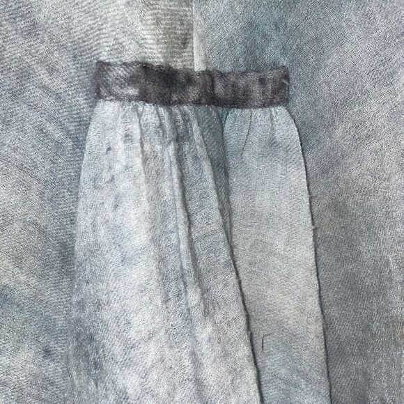 Neeru Kumar M Artist Lagenlook Handwoven Dyed Wool Tunic Dolman Sleeve Top - Picture 4 of 7